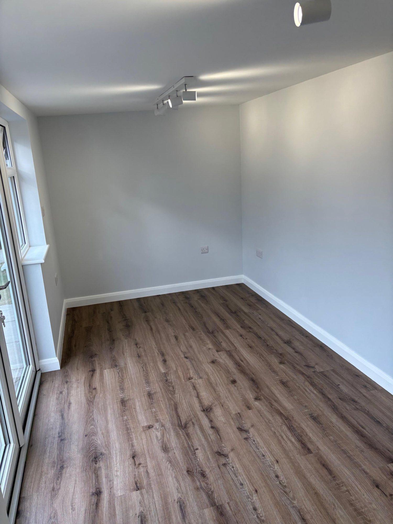 Finished home office, second view