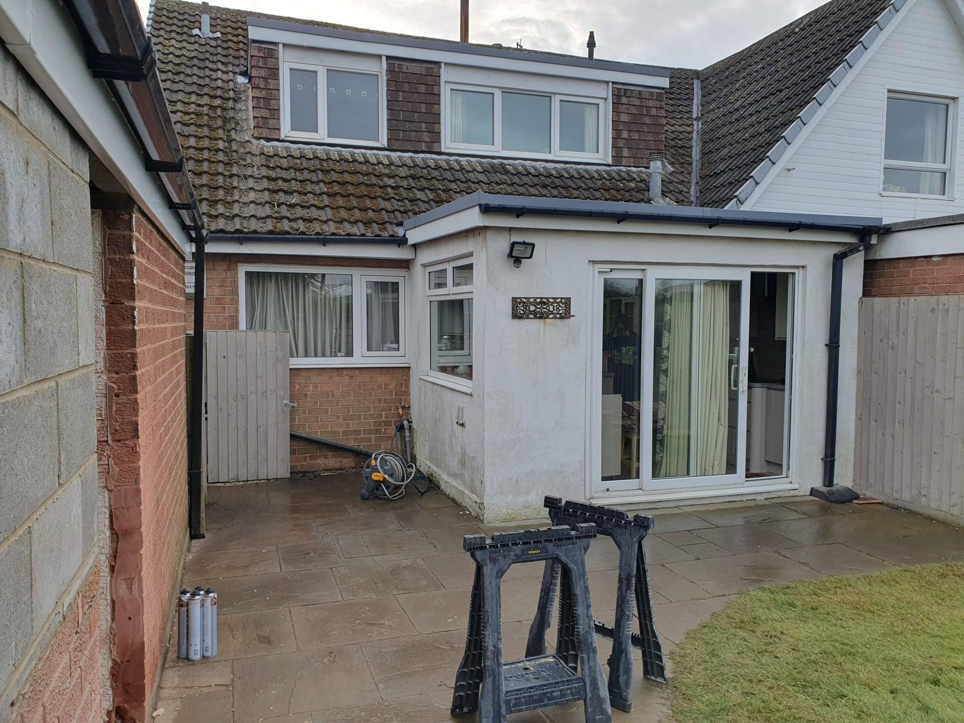 Insulation and first fix in progress